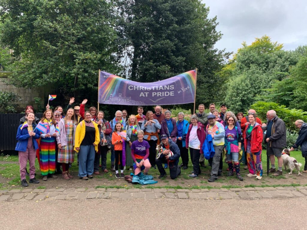 Assembling in the Museum Gardens before joining the Parade